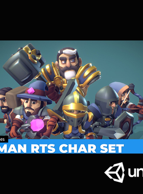 Unity3D 人类兽人模型Human Orcs Undead Elves RTS Mega Pack2.2