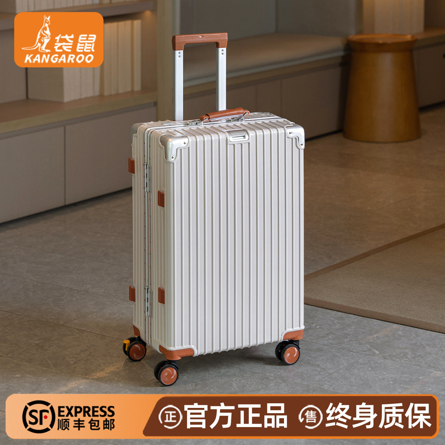 袋鼠20寸可上飞机旅行拉杆箱