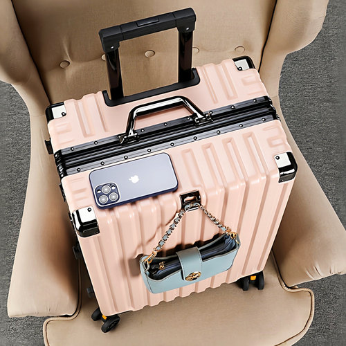 【袋鼠正品】结实耐用行李箱粉色