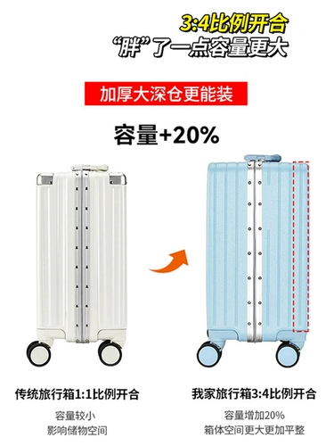 Кенгуру, сверхлегкий маленький чемодан для путешествий, 18 дюймов