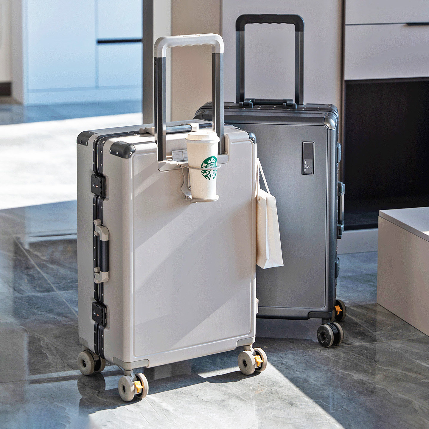 袋鼠行李箱男生可上飞机20寸登机结实耐用加厚拉杆男士密码皮箱24