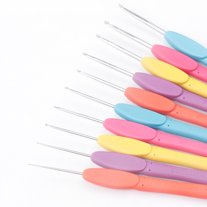 编织工具毛儿手作可钩牌彩色