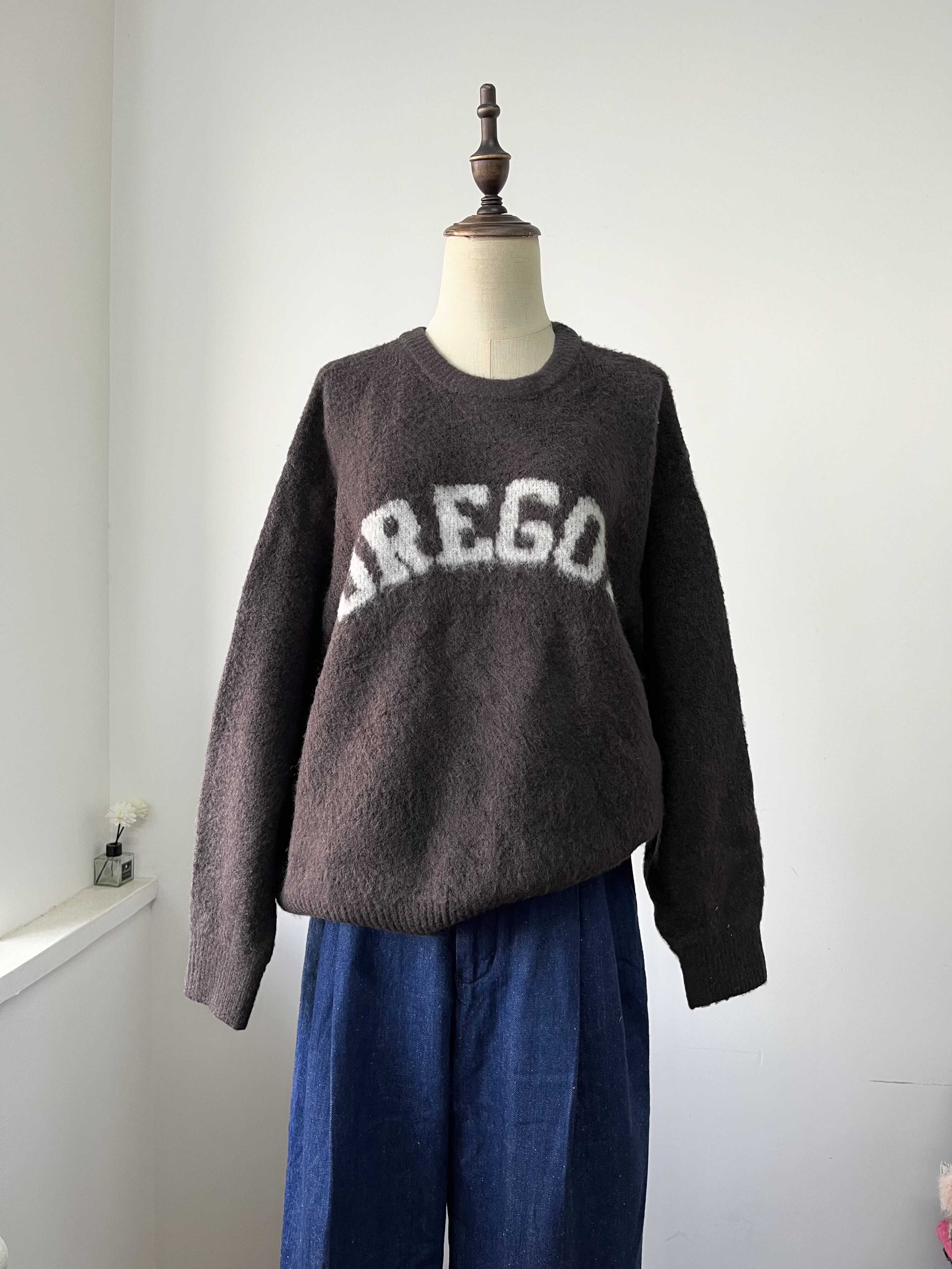 福利款 不退换 纯原日单女式针织毛衣 无主标 M 胸围110 衣长61