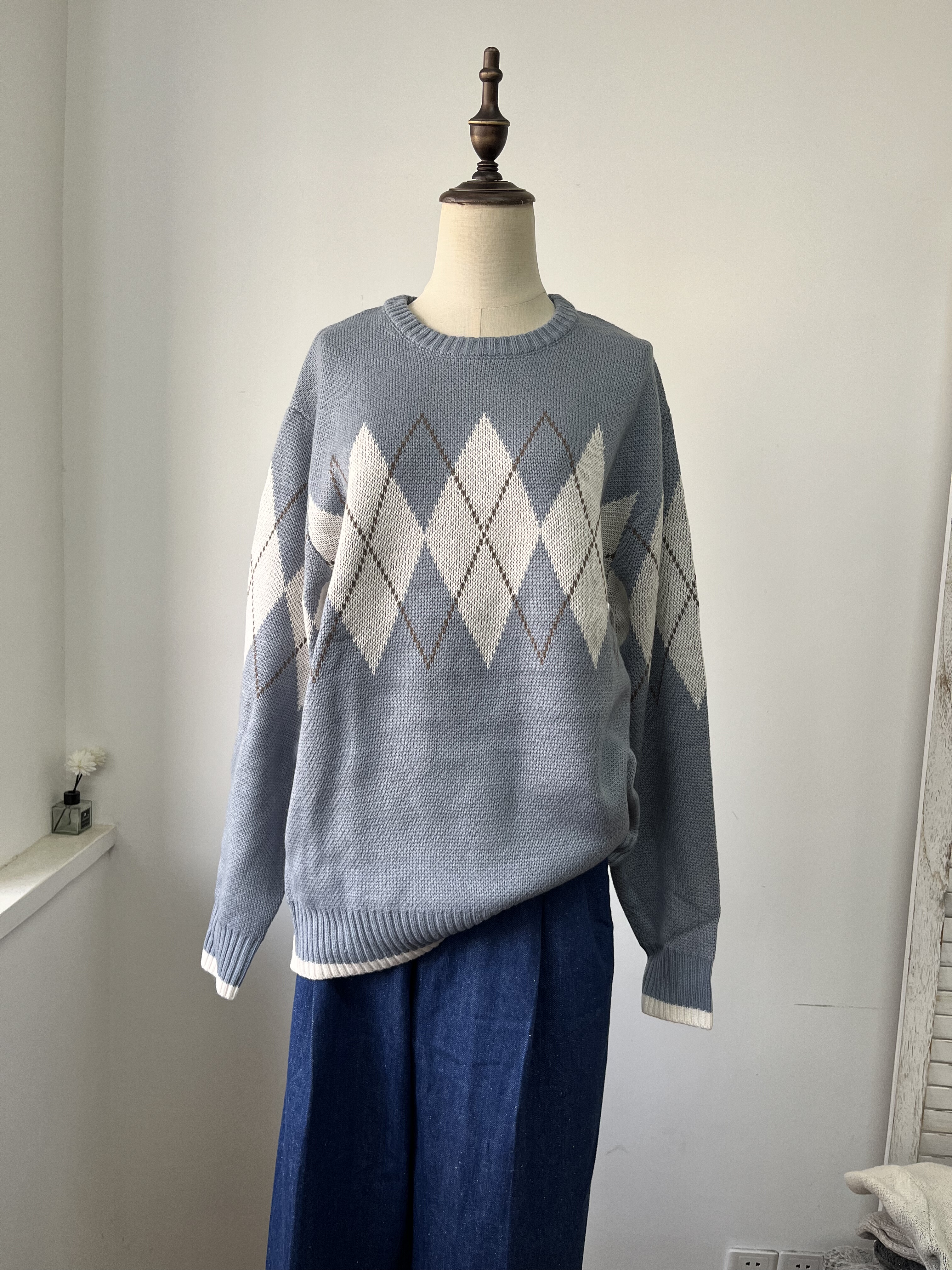 福利款 不退换 纯原日单针织毛衣 厚实 中性款 LL 胸围112 衣长69