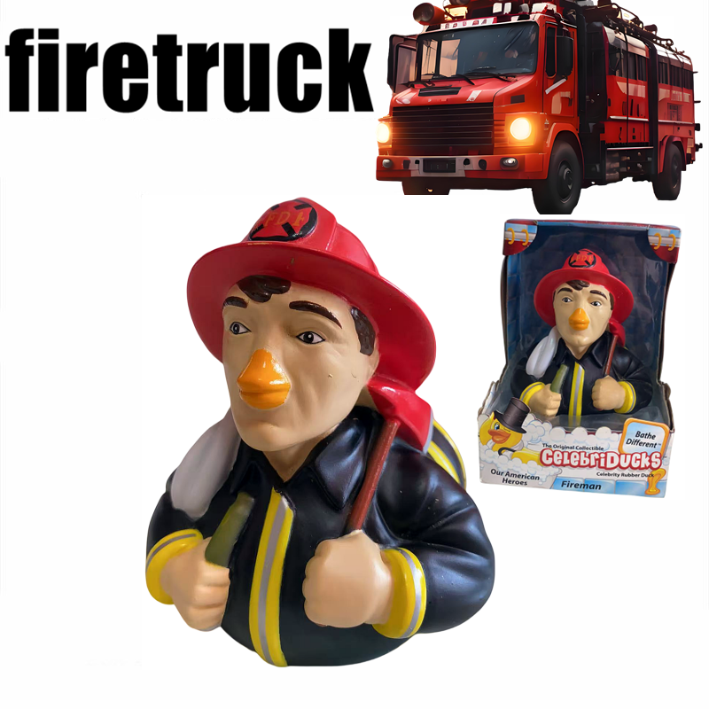 橡皮鸭PVC鸭子仿真鸭美版消防员鸭手办玩具摆件桌面动物模型洗澡,模玩/动漫/周边/娃圈三坑/桌游,手办/手办景品,淘宝优惠券,粉丝福利购,淘宝优惠卷