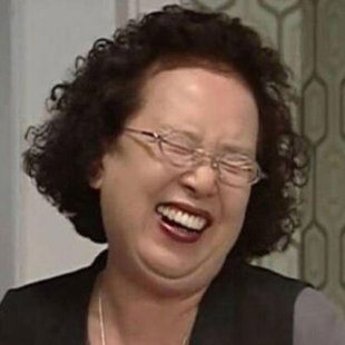 搞笑一家人罗文姬同款女短卷黑色蓬松假发妈妈奶奶老人演出头套