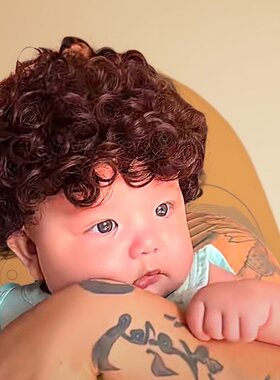 儿童假发幼儿园表演小丑头套