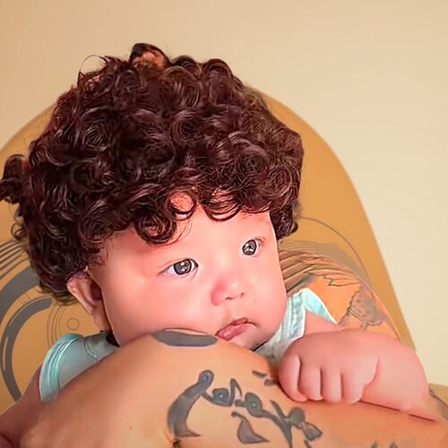 儿童假发幼儿园表演小丑头套