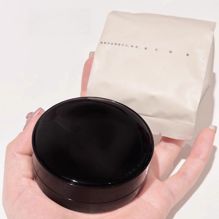 玛丽黛佳种籽贴肤锁妆气垫遮瑕修饰混干皮粉底液黑盒正品15g*3