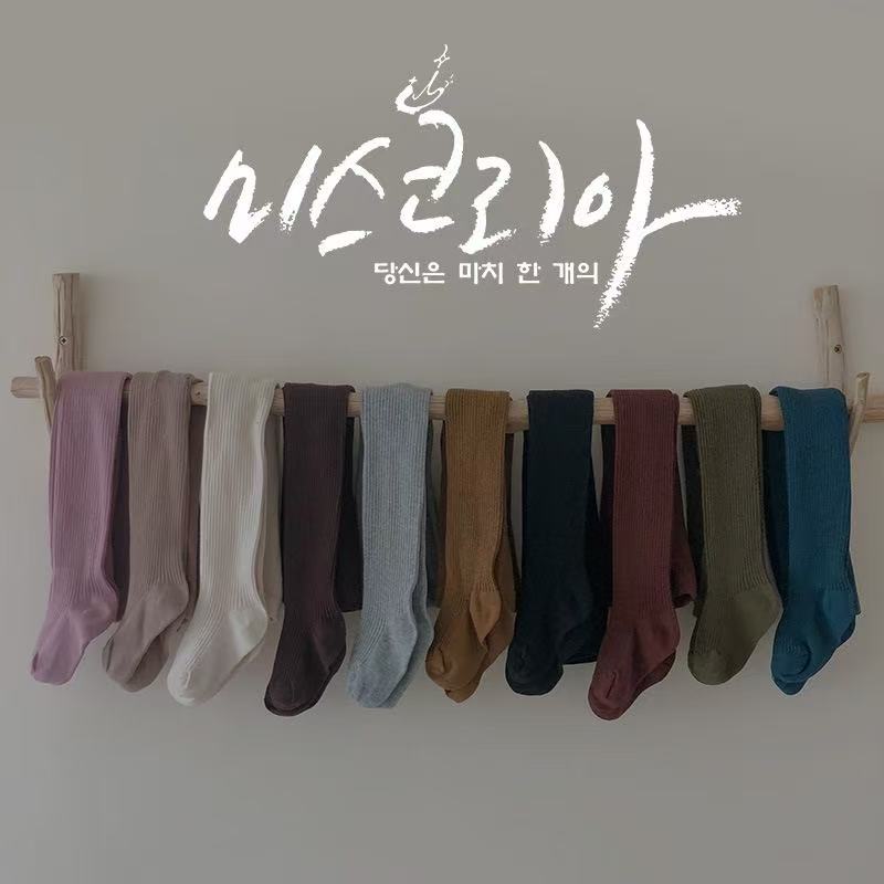 韩国儿童2025秋冬新款纯棉连裤袜连脚袜女童宝宝百搭弹力打底袜