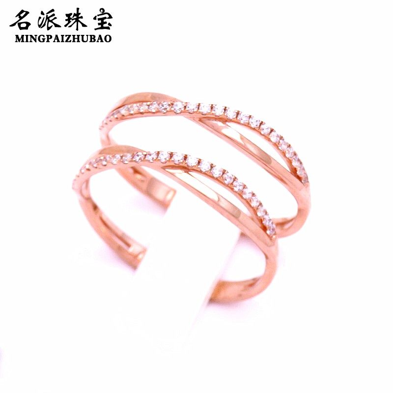 14K彩金俄洛玫瑰金戒指