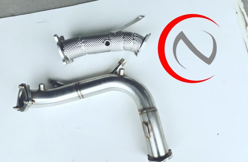 新款奥迪a4l 前段 GPF 颗粒捕捉器 头段 排气管