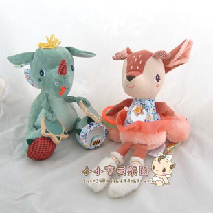 属龙宝宝玩具 比利时LILLIP*TIENS力力布丁飞龙JOE和小鹿STELLA