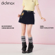 C67671 高腰A字显瘦百搭迷你裙女潮流海军蓝短裙裤 didimax春季 新款