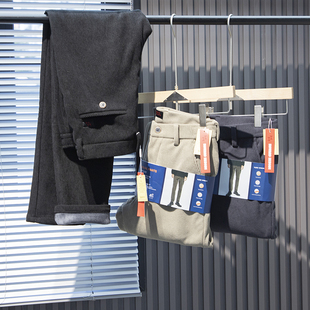 老客推荐 秋冬男士 商务通勤百搭坑条加厚休闲裤 加绒保暖灯芯绒