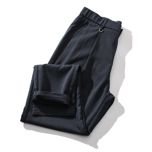 实穿好打理！锥形版型！男士春夏舒适九分裤松紧腰百搭薄款休闲裤