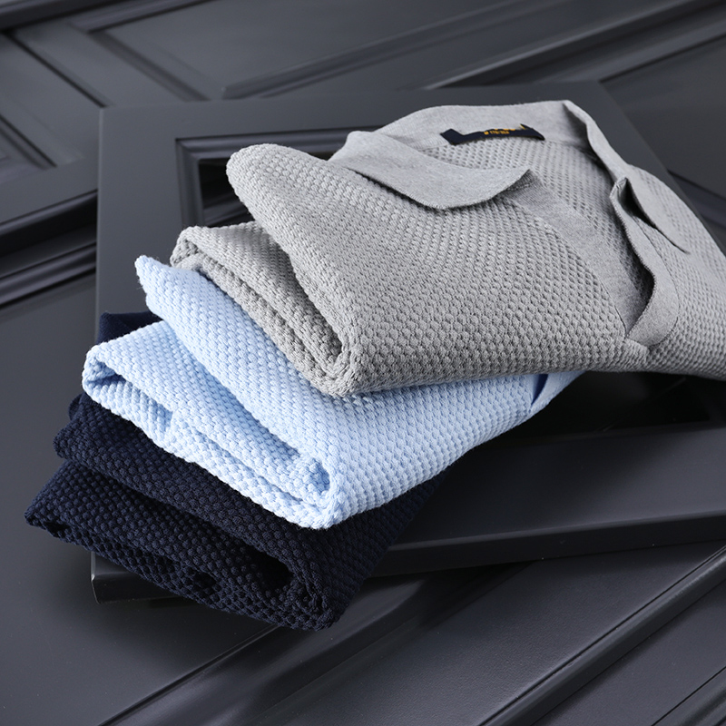 亲肤透气夏季商务休闲翻领POLO衫