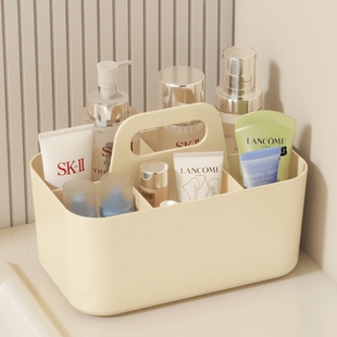 婴儿护理盒家用婴儿用品手提洗澡篮可携式牀边尿不湿尿片分格收纳