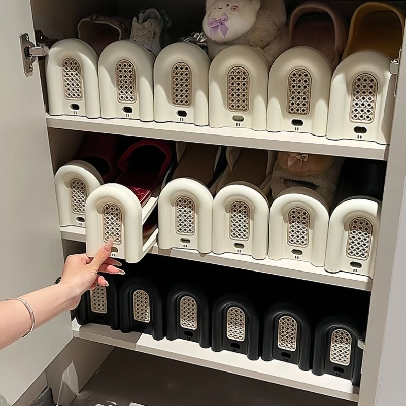 鞋子收纳神器省空间鞋柜整理双层鞋托架隔板托简约轻奢家用新款,收纳整理,鞋子收纳架,淘宝优惠券,粉丝福利购,淘宝优惠卷