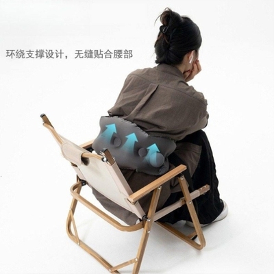 飞机腰枕腰靠垫长途高铁乘车旅行睡觉腰痛患者的坐车神器充气腰带