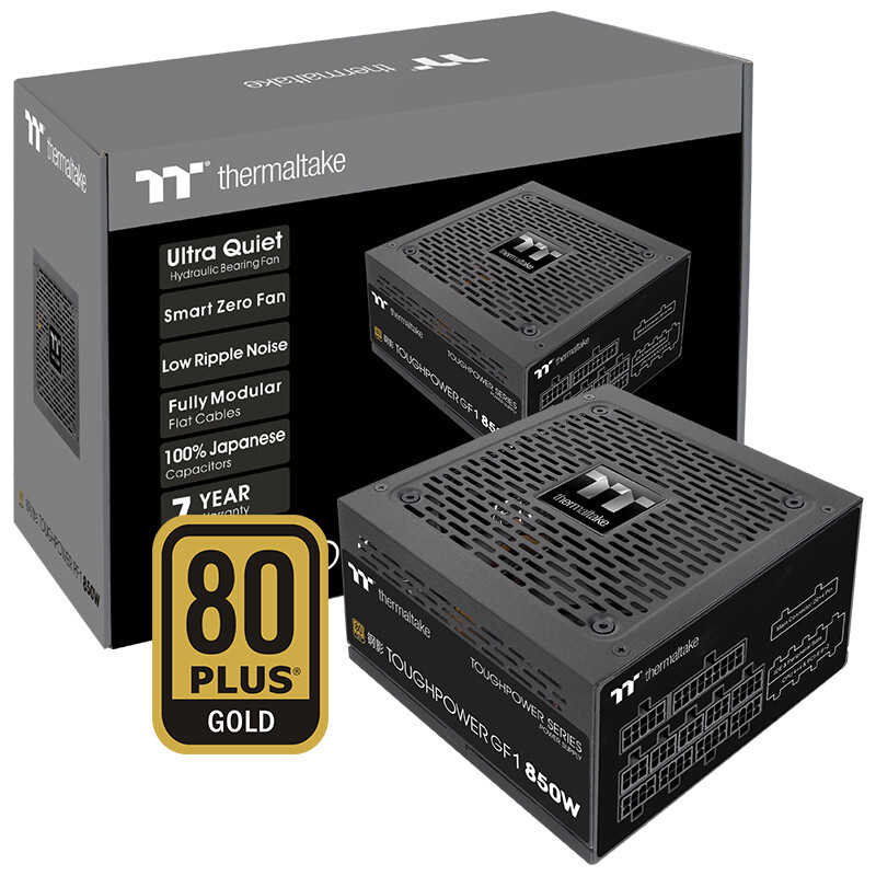 TT金牌全模组电源钢影GF1850W