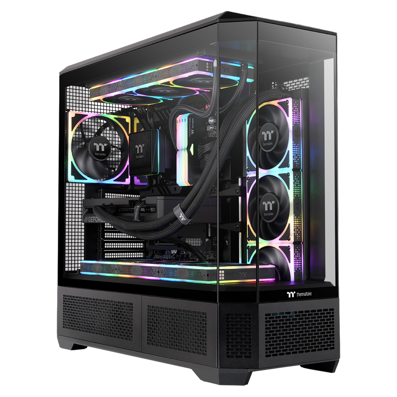 TT机箱view600TG海景房背插