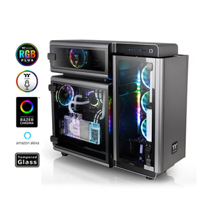 Tt机箱Level 20保时捷设计跑车概念分仓设计铝制台式机电脑主机箱