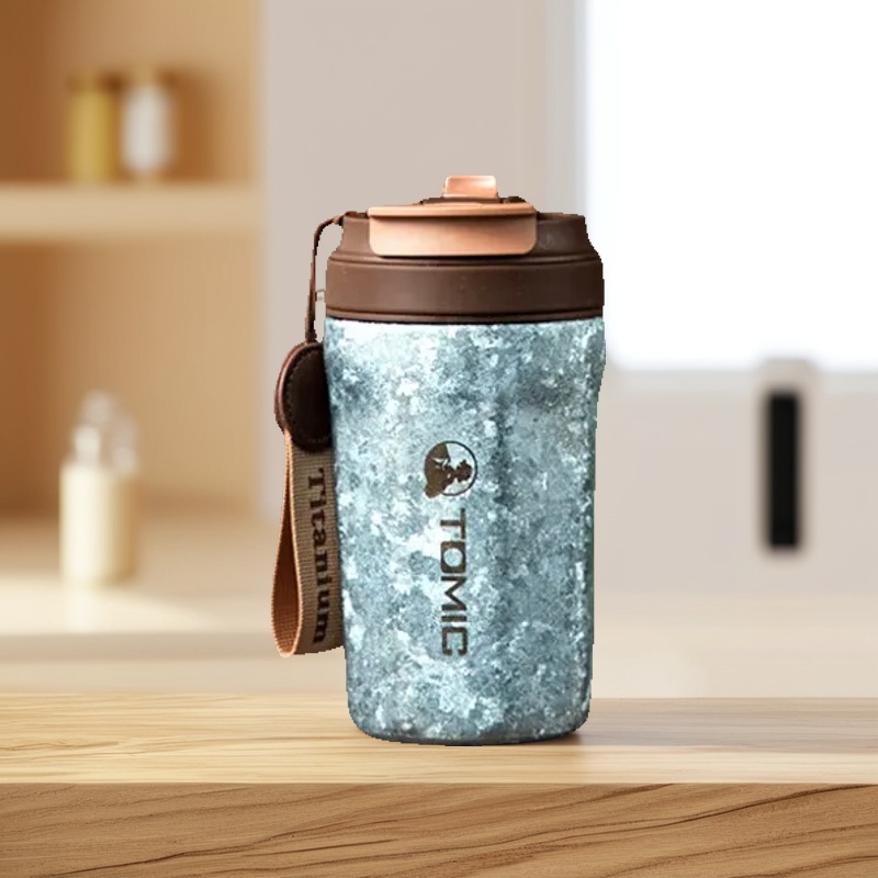 特美刻钛杯纯钛保温杯咖啡奶茶杯