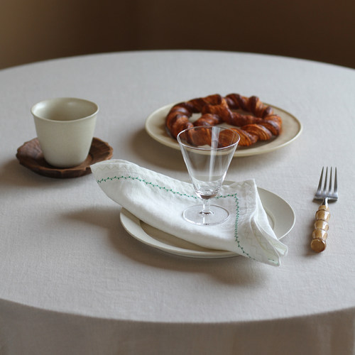 WOOKEN纯亚麻餐巾100%亚麻