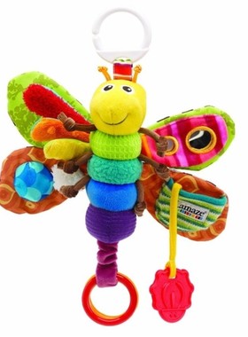 拉玛泽lamaze 正品玩具布书萤火虫蝴蝶小兔子小鹿猫咪婴幼儿早教