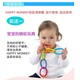 婴儿童手抓环彩虹硬牙胶圈串串环宝宝磨牙玩具串触感按摩C型挂环