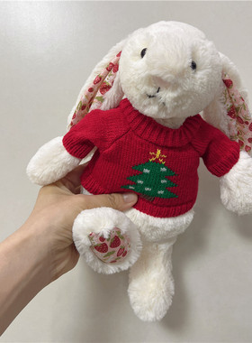 适用于jelycat中号花布小兔子邦尼31cm玩偶穿的衣服着替手作娃衣