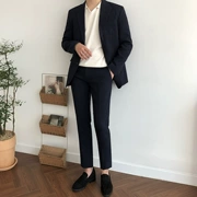 Bộ đồ liền thân xuân hè MB MB phù hợp với áo nam 2019 mới mua quần tây cơ bản - Suit phù hợp