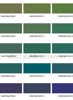 潘通PANTONE8700C雕花户外广告牌花篮AASUND鹦鹉色漆汽车改色修补