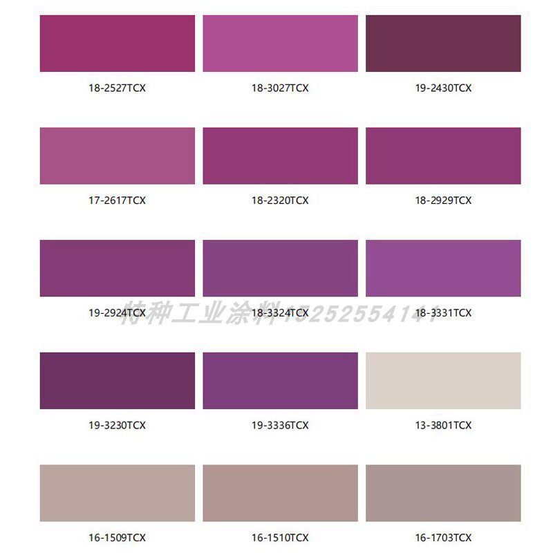 潘通色卡电脑号配保温杯塑料件竹篮diy手绘漆儿童餐具改色鹦鹉漆