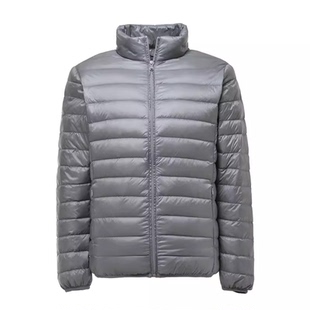 反季清仓中老年人男装轻薄羽绒服冬季短款爸爸装大码外套断码处理