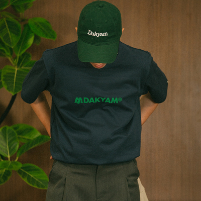DAKYAM 2025SS Foam Logo Tee泡感品牌正字标识印花短袖T恤潮牌