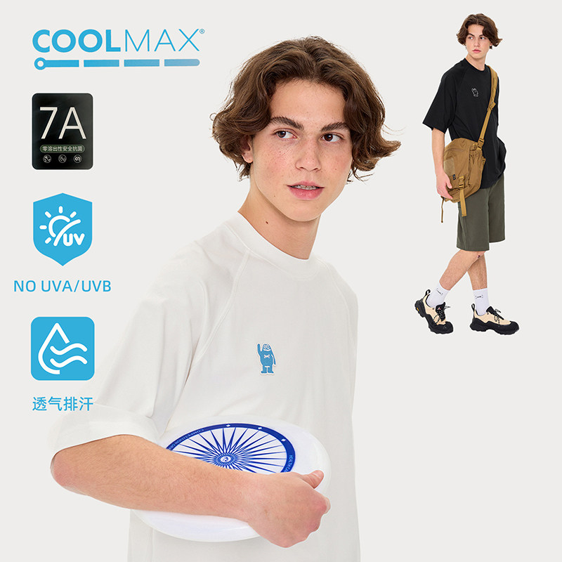 SAMESAME凉感户外短袖T恤休闲男