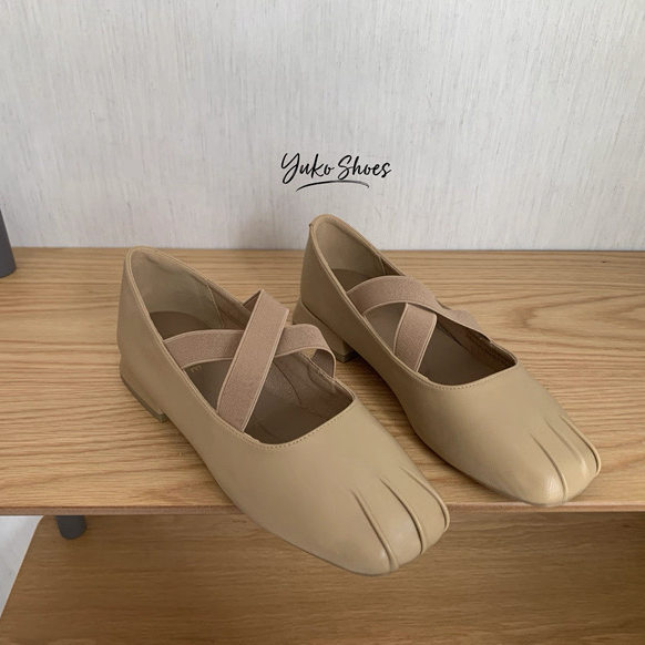 35#36#37#亏清！达复古玛丽珍鞋猪鼻子芭蕾舞鞋法式单鞋~优雅杏色,女鞋,玛丽珍鞋,淘宝优惠券,粉丝福利购,淘宝优惠卷