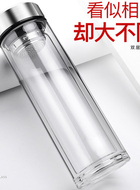 全手工制作双层玻璃杯