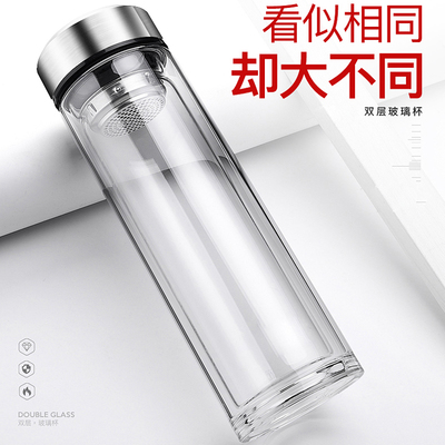 全手工制作双层玻璃杯