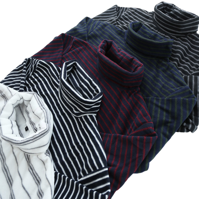 酷宝外贸 恒温发热 摇粒绒条纹高领打底衫保暖内衣长袖卫衣外套男,男装,卫衣,淘宝优惠券,粉丝福利购,淘宝优惠卷