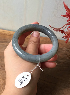 天然正品新疆和田玉点墨青花手镯