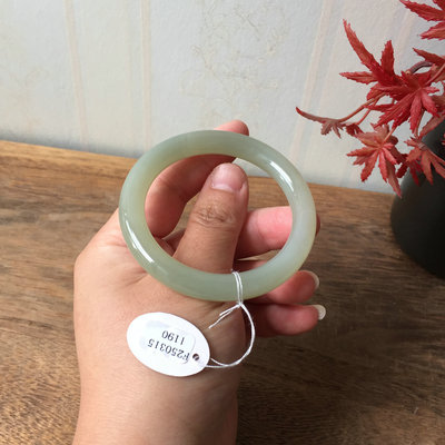 天然正品和田玉手镯女复古青白玉