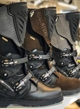 意大利SIDI Adventure 2摩托车四季防水透气防摔旅行骑行拉力靴男