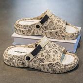 青少年两用开车潮流休闲运动凉拖 外穿防滑厚底沙滩凉鞋 拖鞋 男夏季