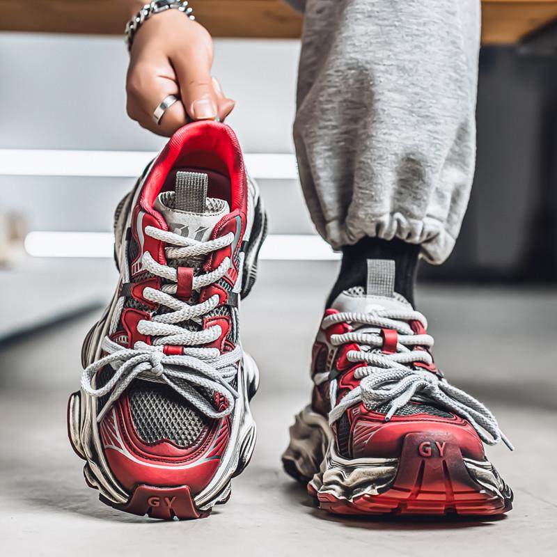 网红爆款男鞋秋冬季休闲跑步内增搞运动鞋男士2025新款国潮老爹鞋,流行男鞋,时尚休闲鞋,淘宝优惠券,粉丝福利购,淘宝优惠卷