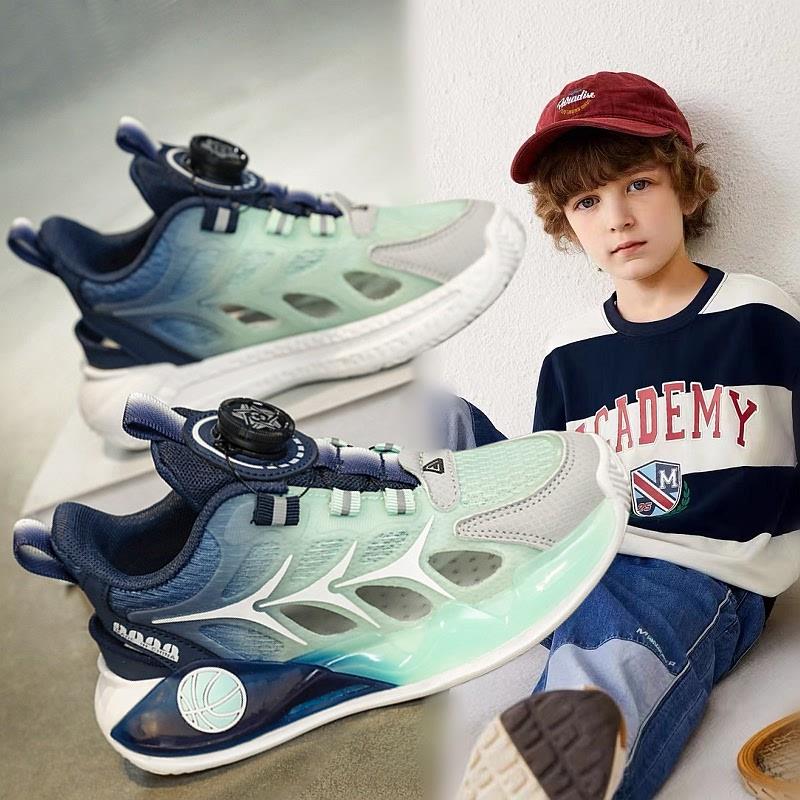 男童凉鞋夏款2025新款网面透气儿童运动网鞋中大童镂空男孩老爹鞋