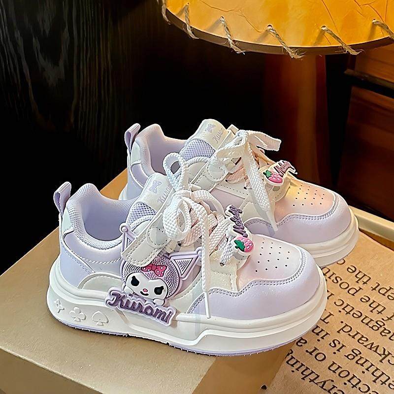 库洛米女童鞋春季2025新款儿童皮面运动鞋中大童炸街女孩休闲板鞋,童鞋/婴儿鞋/亲子鞋,运动鞋,淘宝优惠券,粉丝福利购,淘宝优惠卷