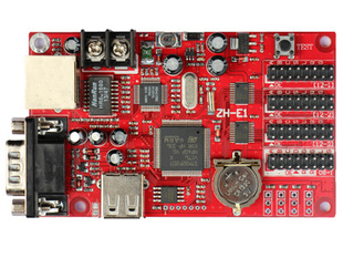 LED显示屏广告屏控制卡led控制卡网口卡中航ZH 包邮 E1单色卡量大